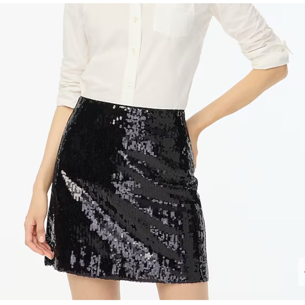 Sequin mini skirt